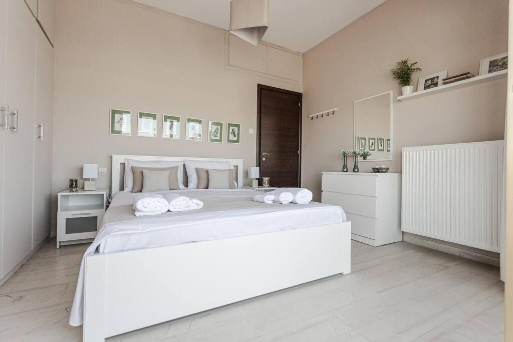 Apartament Cozy Seaside Penthouse With Sea & Mountain View. Wolos Zewnętrze zdjęcie